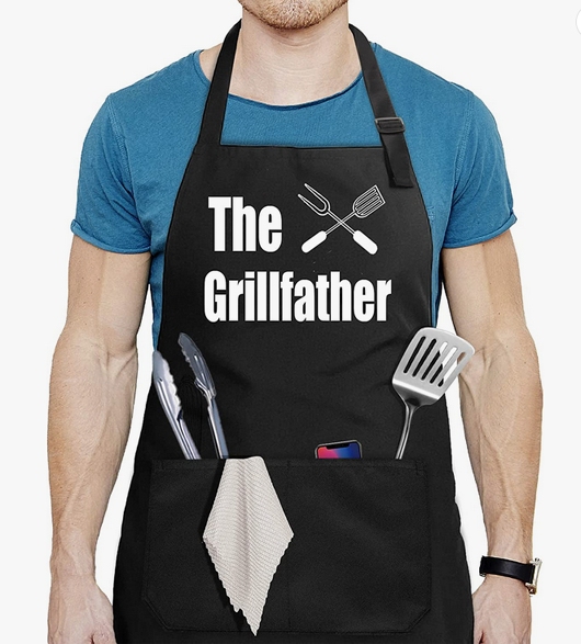 Your Opinion Apron, BBQ Dad Apron, Chef Apron, BBQ Gift for Men
